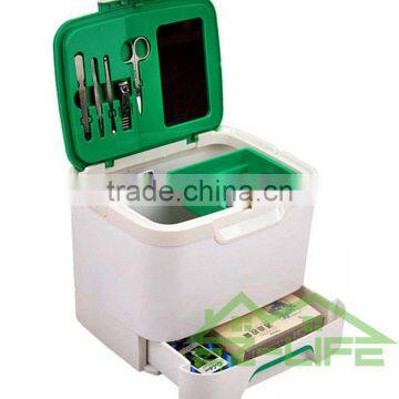 Large Size Children Medical Gift Customized Plastic SOS PP Made Wall Mounted First Aid Storage Box/kit for Hospital