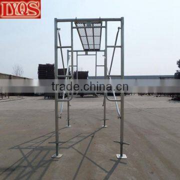 Galvanized Tubular Cross Braces 5x6'4" Walk Thru Scaffold Frame Package photo-5