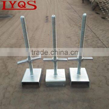 U Head Base Jack Hollow and Solid Scaffolding Steel Screw Base Jack for Construction