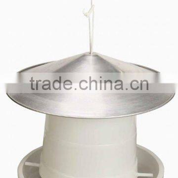 Adjustable Feed Flow Aluminum Lid With Plastic Hopper Base Gear Box Poultry Feeder photo-2