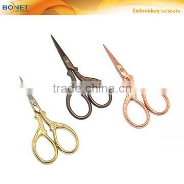 Elegant Vintage/retro/antique Copper Plating Gift/present Embroidery Scissors photo-5