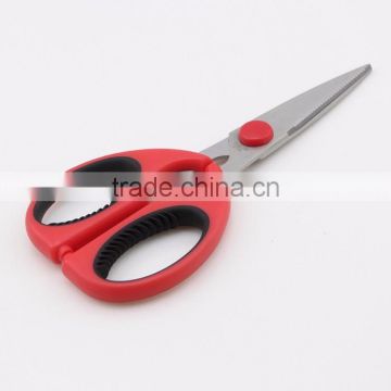 Stainless Steel Comfortable Red Handle Kitchen Shears