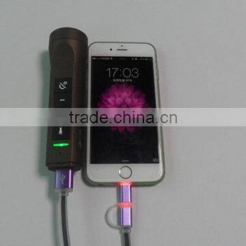 3 in 1 LED Torch Bluetooth Speaker Power Bank photo-6