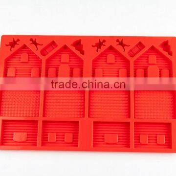 11200 Gingerbread House Shape Silicone Cake Mold photo-3