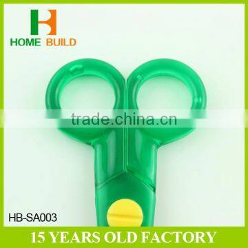 Factory Price HB-SA003 Full Plastic Material Kids Scissors photo-3