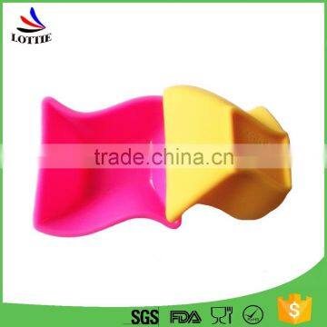 High quality Food-grade Eco-friendly non-toxic silicone sauce dish