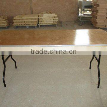Used Plywood Banquet Rect Folding Tables For Sale photo-3