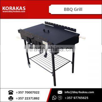 Commercial Smoker Barbecue Grills, Charcoal Burning BBQ Grill Machine