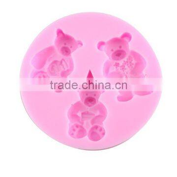 Liquid Silicone Mold Cake Chocolate Chip Mold DIY Baking Tool Cake Decoration - Three Bears 1688 Agent