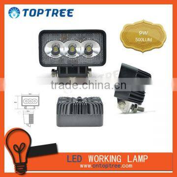 4Inch 9Watt LED Working Lamp Off Road LED Working Lamp for Suv, Truck, Ambulance and Recovery Vehicles