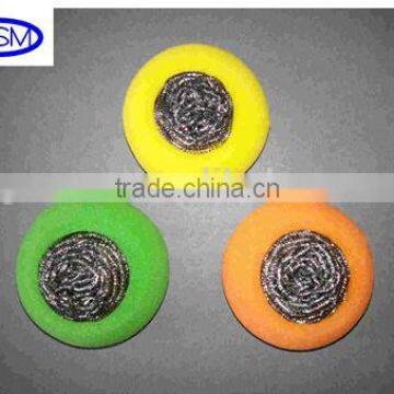 Wire Scourer with Sponge Grip