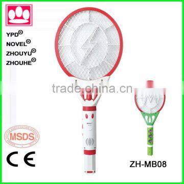 ZHOUYU mosquito killer bat electronic mosquito swatter with redio receiver 3pieces light