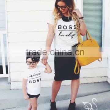 OEM Baby Romper Kid and Mother Matching Tee Shirt photo-5