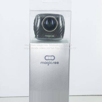 Hot Selling! Magicsee New Coming 720 VR Camera Dual lens 360 Panoramic Camera P3 4k photo outdoor wifi camera, 3K video