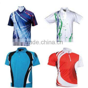 High Quality 100% Polyester Cool Men Polo T-shirt, Custom Made Printing t Shirts photo-2
