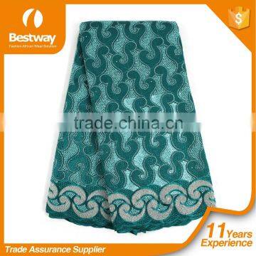 Water Soluble 2016 New Design SL0417-1 100% Cotton Swiss Voile Laces photo-4