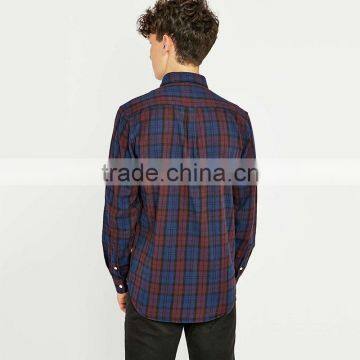 100% Polyester Dry Fit Custom Design Pattern Men Shirt Checked Mens Linen Shirts photo-4