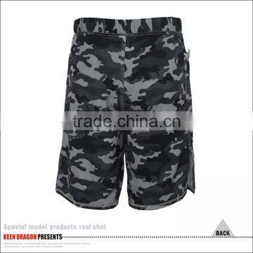 High Quality Classic Camo Knit Custom Printed Spandex Beach Shorts photo-3