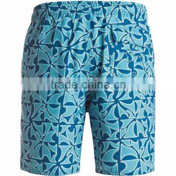 Waterman Swim Trunk Fantasitc Color Style Custom Drainage Ports Mesh Bags Beach Short Soft Ottoman Fabric Well Ventilated Mesh photo-3