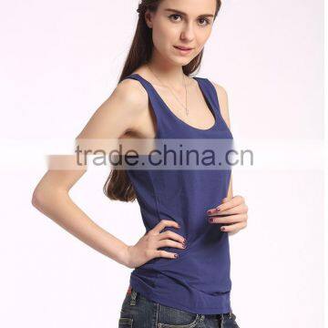 Plain Cotton Comfortable Women Tank Tops Wholesale photo-2