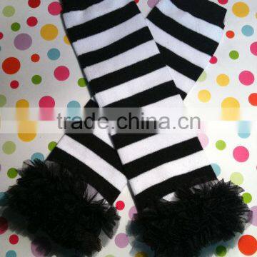 Baby Stripe Knitting Leg Warmers For Kids Girls Leg Warmers photo-4