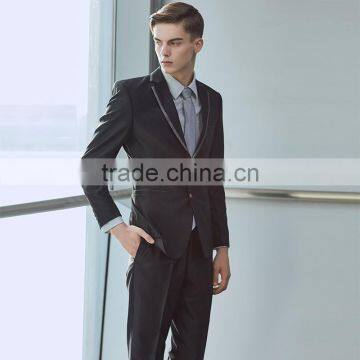 2016 Slim Fit Model Designer Blazer New Design Tuxedo Men Suit Wholesale photo-3