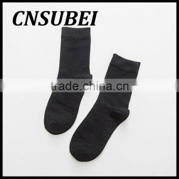 Wholesale Autumn Winter Socks Men Solid Color Business Socks Men Socks Manufacurer photo-4
