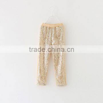 Best Selling 2015 Child Stretch Fluorescent Sequins Baby Child Pants