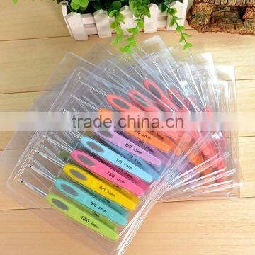 2016 NEW High Quality 8PCS Sofe Plastic Crochet Hooks/Knitting Needles photo-3