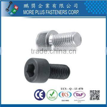 Made in Taiwan Factory Carbon Steel Stainless Steel Class10.9 DIN912 Socket Countersunk Head Screw Allen Bolt