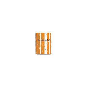 Custom printed spiral writing notebooks Fancy Paper or Kraft Paper  for promotional gifts