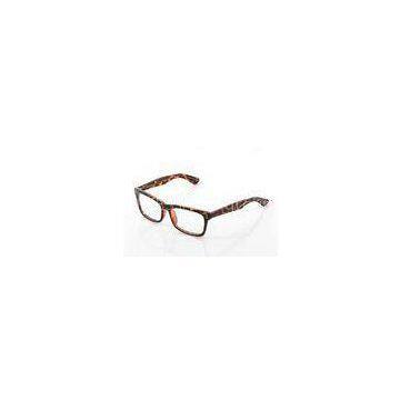 Flexible Plastic Polycarbonate Eyeglass Frames Square Shaped For Presbyopic Glasses