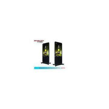3G / WIFI 47 Inch Railway Floor Standing LCD Digital Signage Advertising With Wheels