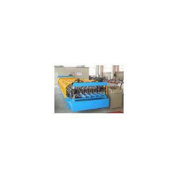 High Speed Trapezoidal Decking Roof Panel Roll Forming Machine 0.63mm-2mm