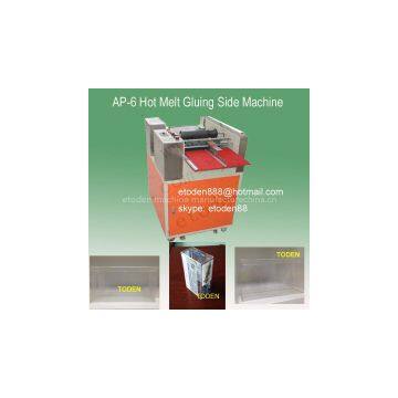 PET clear boxes hot melt pur gluing boxes machine