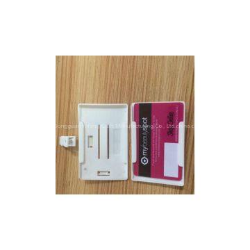 id Card Holder Type Horizontal Hard Plastic id Work Card Holder photo-2