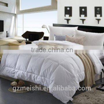 Wholesale hotel white polyester filling cotton fabric duvet/quilt/comforter