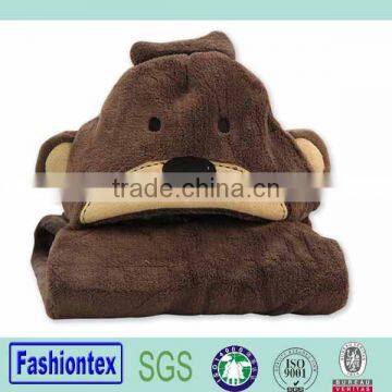 kids hooded towel pattern blankets animated baby bathrobe