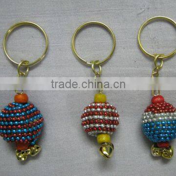 Lac Mirror Work Key Chain For Christmas Gifts from Rajasthan