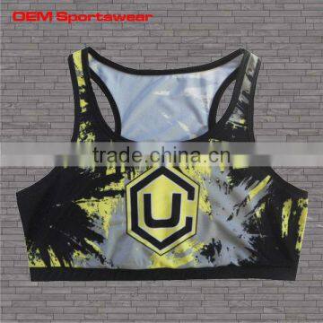 Custom cheerleading uniform with crop top