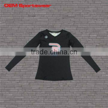 Latest sublimation printing custom volleyball shirts design