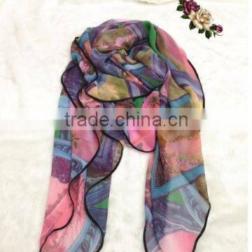 PRINTED POLYESTER SCARF photo-6