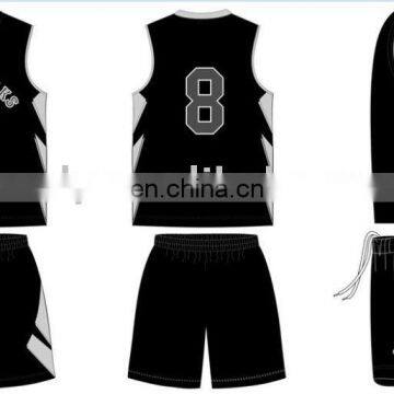 high quality blank basketball uniform