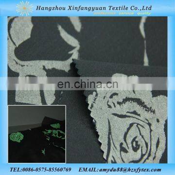 97cotton 3spandex luminous fabric