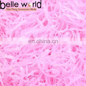 Middle circle size jelly color design hair band rubber