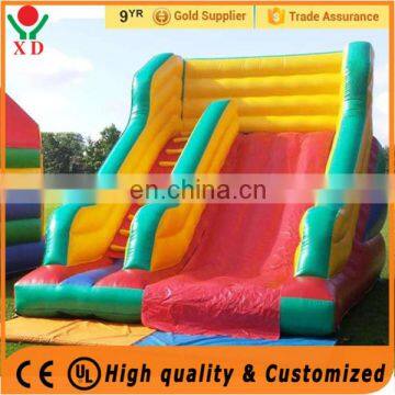 Factory price small bouncy trampoline slide Inflatable Slide For Child Fun Inflatable Slide