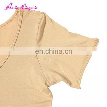 Fast Delivery Reversible Soft Organic Bamboo Nude Round Neck Blank Fashion Tshirt photo-5
