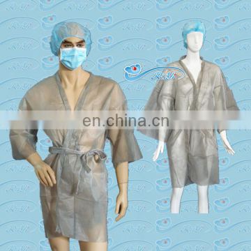 Nonwoven Disposable Kimono for SPA/PP Kimono Robe