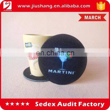 Custom cheap absorbent non woven coaster for car