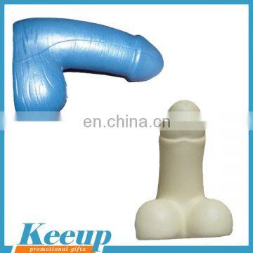 Promotional top quality cheap Willy adult stress balls/Penis anti PU stress relievers from China